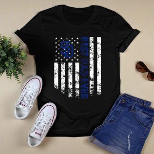 Best Dad Ever San Diego Padres American Flag T-Shirt For Baseball Fans