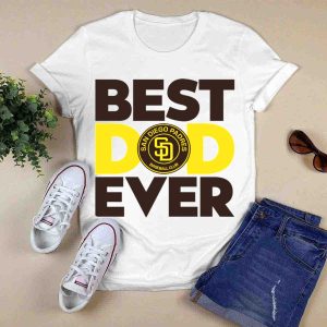 Best Dad Ever San Diego Padres Baseball Club T-Shirt For Dads