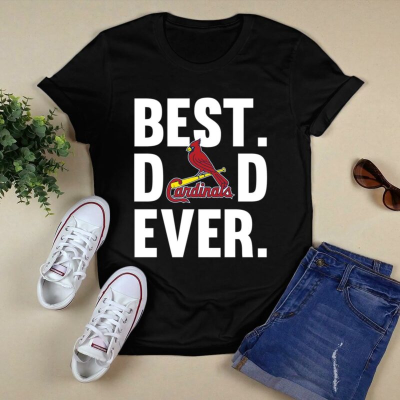 Best Dad Ever St. Louis Cardinals Graphic T-Shirt – Father’s Day Gift - Image 5