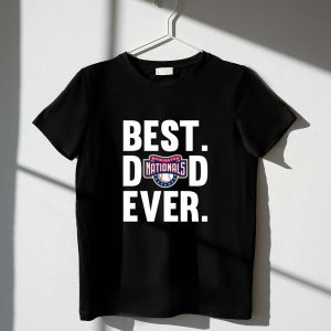Best Dad Ever Washington Nationals T-Shirt For Father'S Day Gift