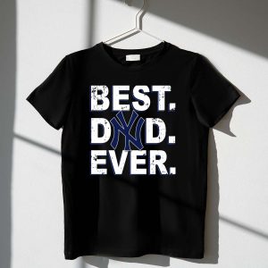 Best Dad Ever Yankees T-Shirt - Perfect Gift For Sports-Loving Dads