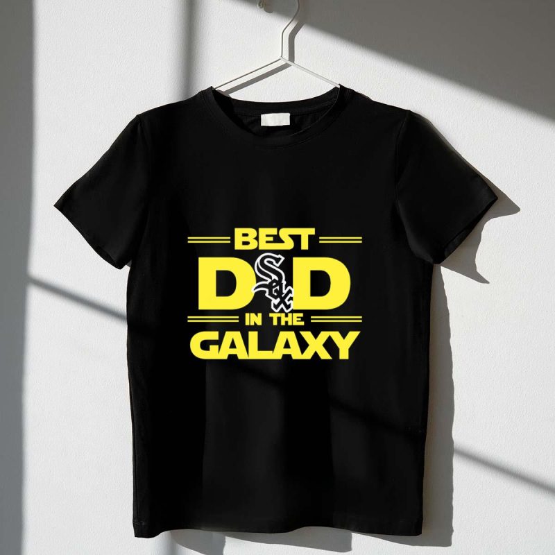 Best Dad in the Galaxy Chicago White Sox T Shirt t shirt 1 1