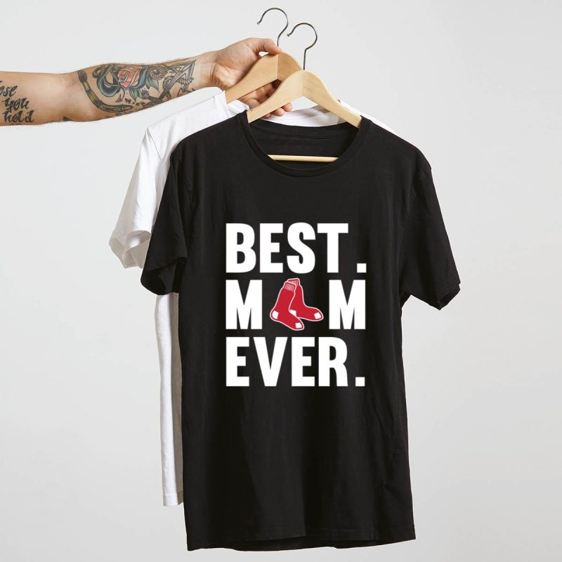 Best Mom Ever Boston Red Sox T-Shirt for Mother's Day Gift - Image 4