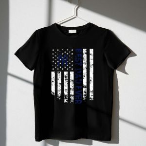 New York Yankees Dad T-Shirt With American Flag Design - Perfect Gift