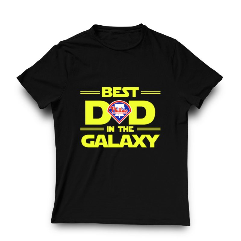 Star Wars Philadelphia Phillies Dad T-Shirt - Galaxy's Best Design - Image 3
