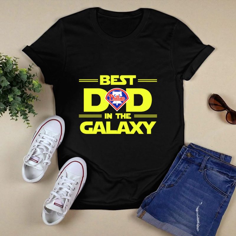 Star Wars Philadelphia Phillies Dad T-Shirt - Galaxy's Best Design - Image 5