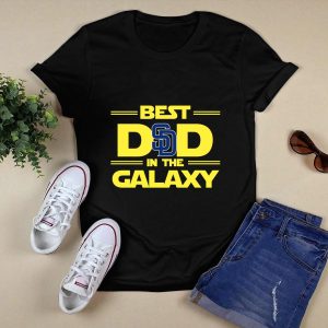 Galaxy-Inspired San Diego Padres Dad T-Shirt - Perfect For Star Wars Fans