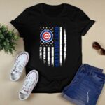 Best chicago cubs dad ever american flag shirt t shirt 0.jpg