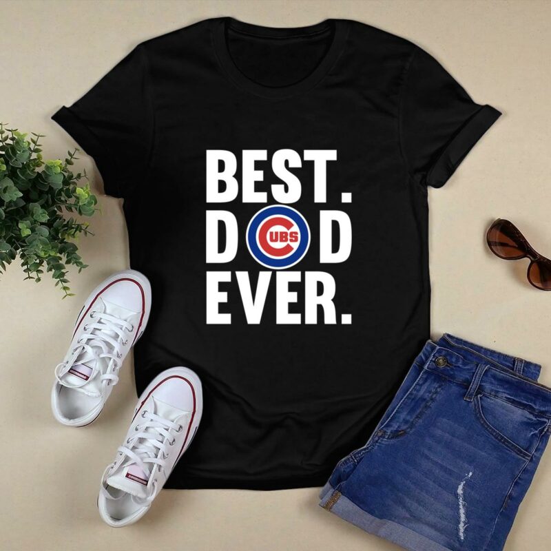 Best dad ever chicago cubs logo shirt father day t shirt 0.jpg