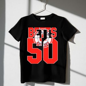 Boston Red Sox 50 T-Shirt For Fans - Comfortable And Stylish Apparel