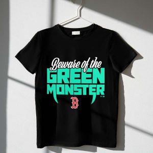Boston Red Sox Beware Of The Green Monster Graphic T-Shirt
