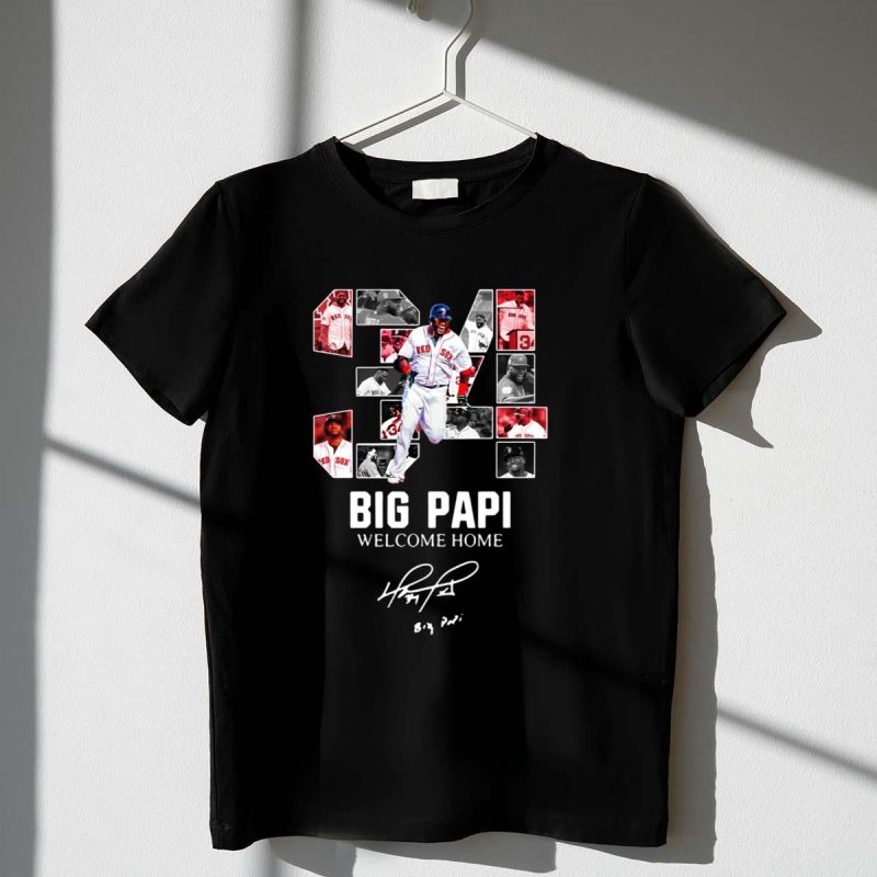 Boston Red Sox Big Papi Welcome Home T-Shirt for Fans and Collectors