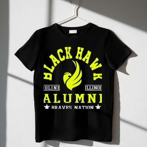 Black Hawk Alumni Moline Illinois T-Shirt - Braves Nation Apparel