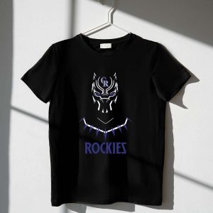 Black Panther Colorado Rockies Comic Fan T-Shirt - Stylish & Unique Design