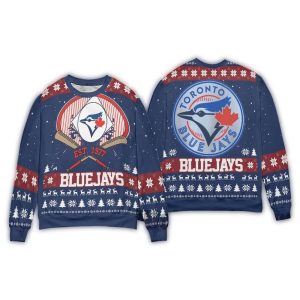 Blue Jays Est 1977 Christmas Ugly Sweater