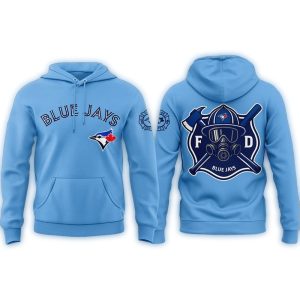 2025 Blue Jays Firefighter Appreciation Night All-Over Print Hoodie
