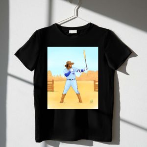 Vladimir Guerrero Jr Blue Jays Cowboy Desert Baseball Scene T-Shirt