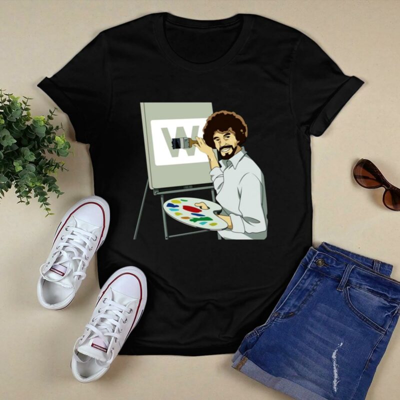 Bob ross cubs t shirt 0.jpg