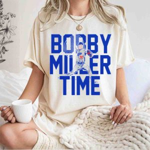 Bobby Miller Dodgers Pitcher Number 70 Baseball T-Shirt For Fans