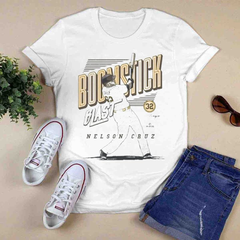 Boomstick Blast Nelson Cruz San Diego Padres 32 T Shirt 0