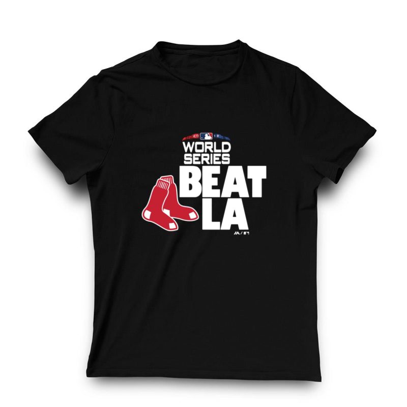 Boston Red Sox 2018 World Series Champions T-Shirt - Beat LA Design - Image 3