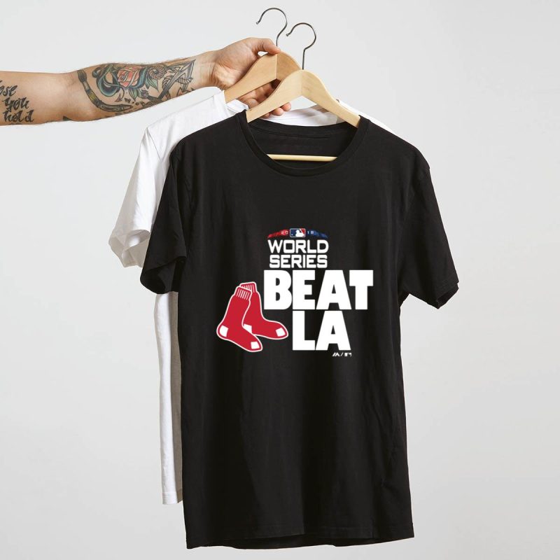 Boston Red Sox 2018 World Series Champions T-Shirt - Beat LA Design - Image 4
