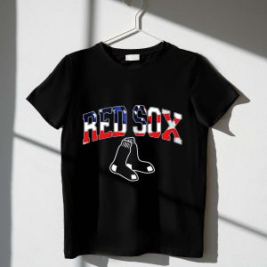 Boston Red Sox American Flag T-Shirt – Patriotic Baseball Apparel
