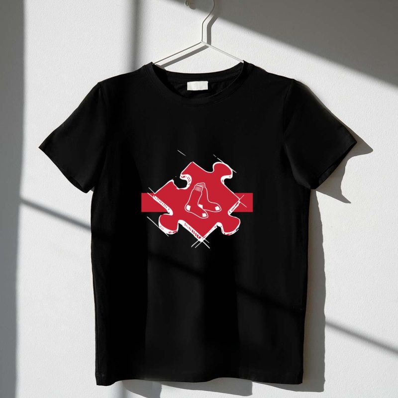 Boston Red Sox Autism Awareness T-Shirt - Support with Style