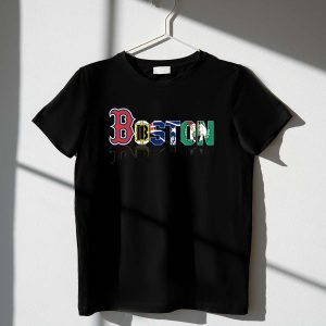 Boston Sports Team T-Shirt: Red Sox, Bruins, Patriots, Celtics Design