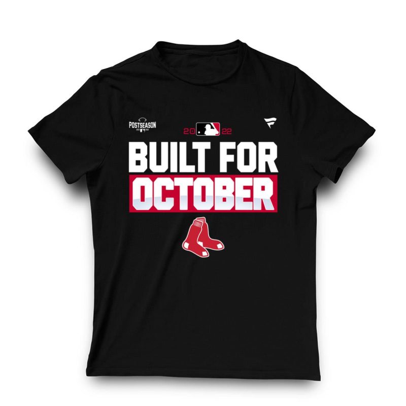 Boston Red Sox Built for October T-Shirt – Perfect for Game Day - Image 3