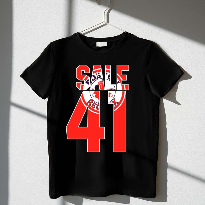 Boston Red Sox Chris Sale 41 Baseball T Shirt t shirt 1 1