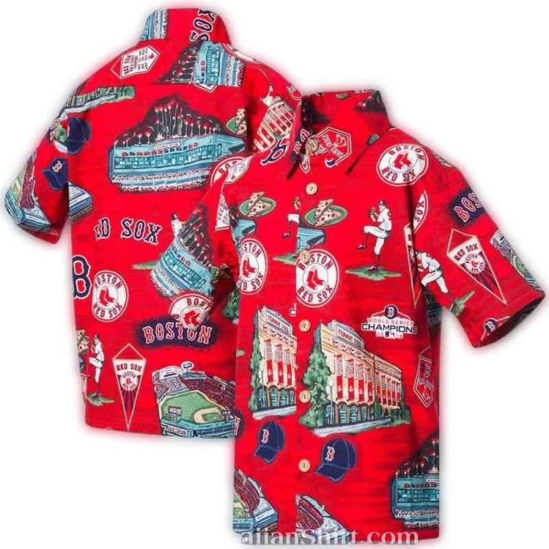 Boston Red Sox Hawaiian Shirt - City & Champions Edition