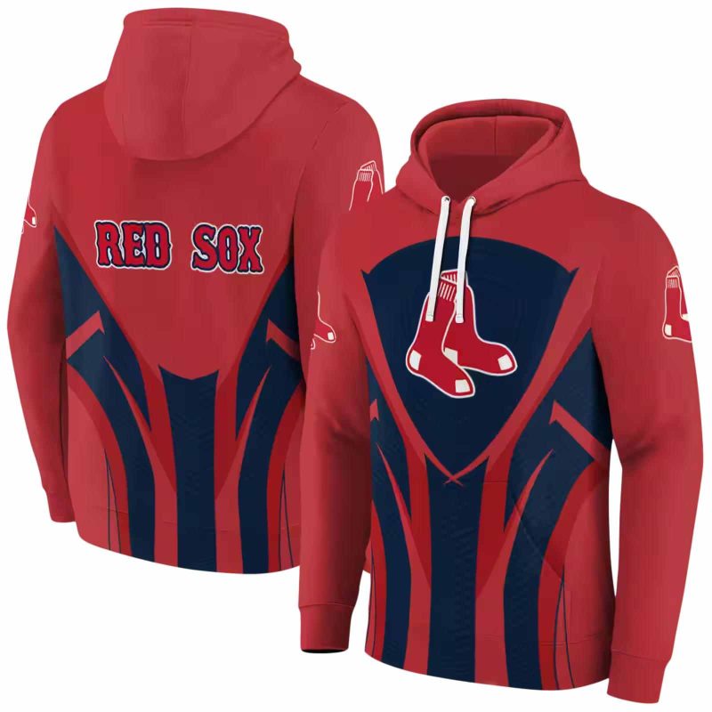 Boston Red Sox Concentric Lines AOP Hoodie 1