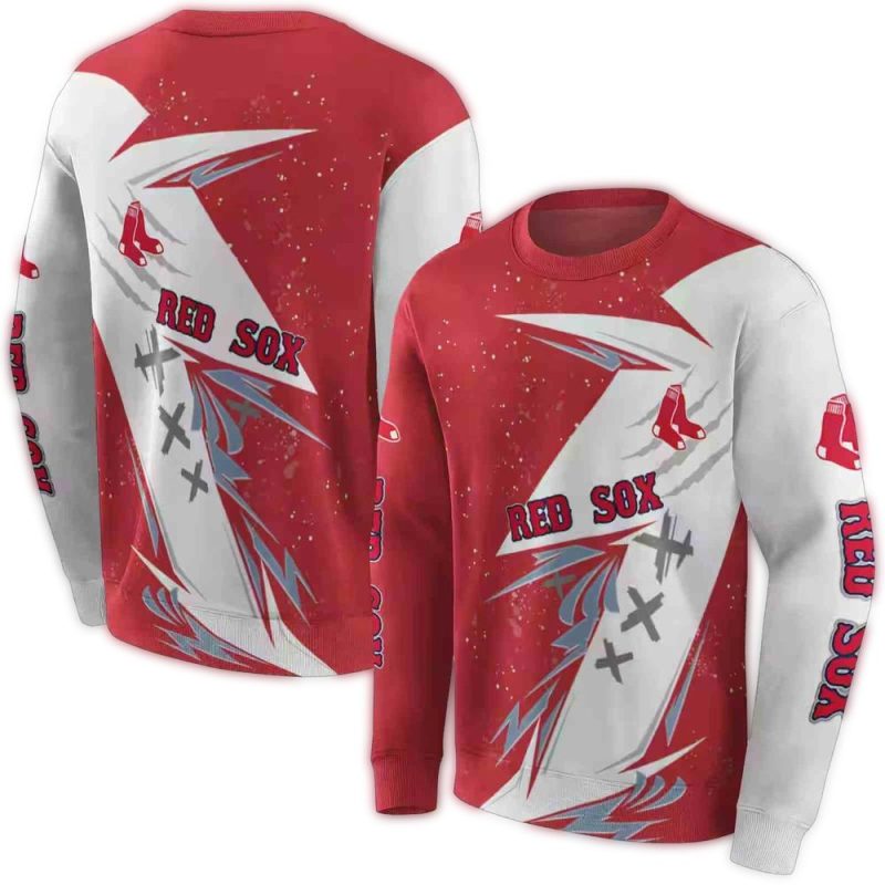 Boston Red Sox Dynamic Slash AOP Sweatshirt 1