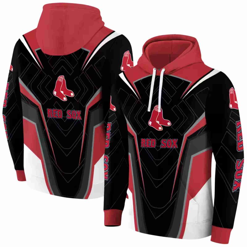Boston Red Sox Futuristic Pattern AOP Hoodie 1