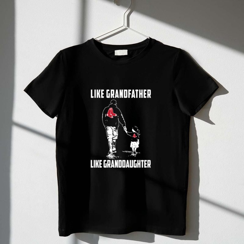 Boston Red Sox Grandfather & Granddaughter Matching T-Shirt