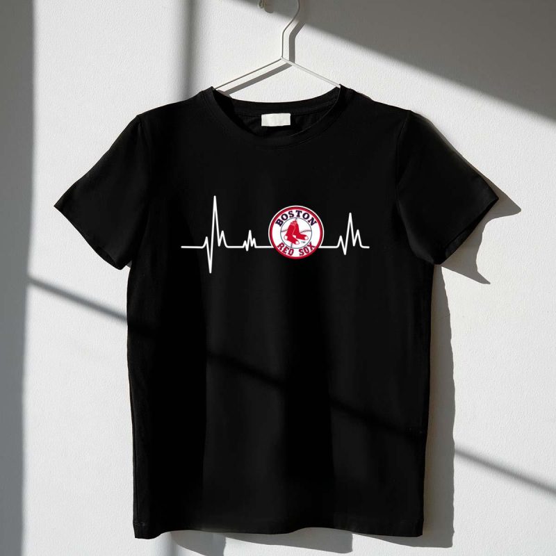 Boston Red Sox Heartbeat Graphic T-Shirt for Fans