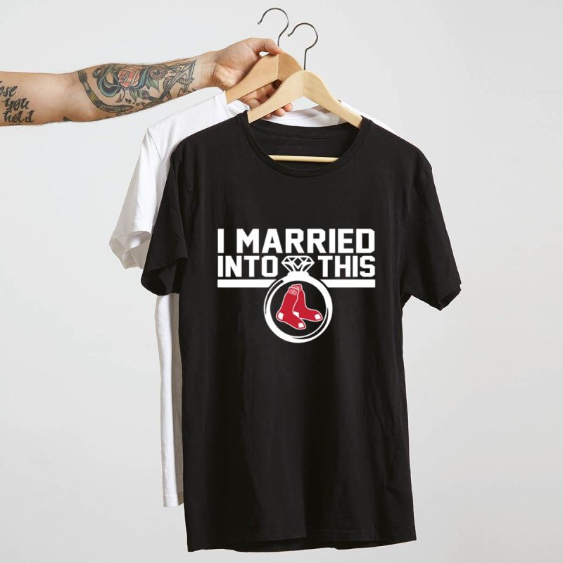 Boston Red Sox I Married Into This T-Shirt - Perfect Gift for Fans - Image 4