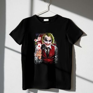 Boston Red Sox Iconic Joker Face Paint T-Shirt For Fans