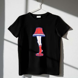 Boston Red Sox Holiday T-Shirt With Leg Lamp Design For Fans