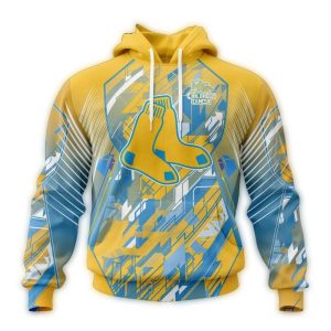 Boston Red Sox Fearless Against Childhood Cancers All Over Print Hoodie