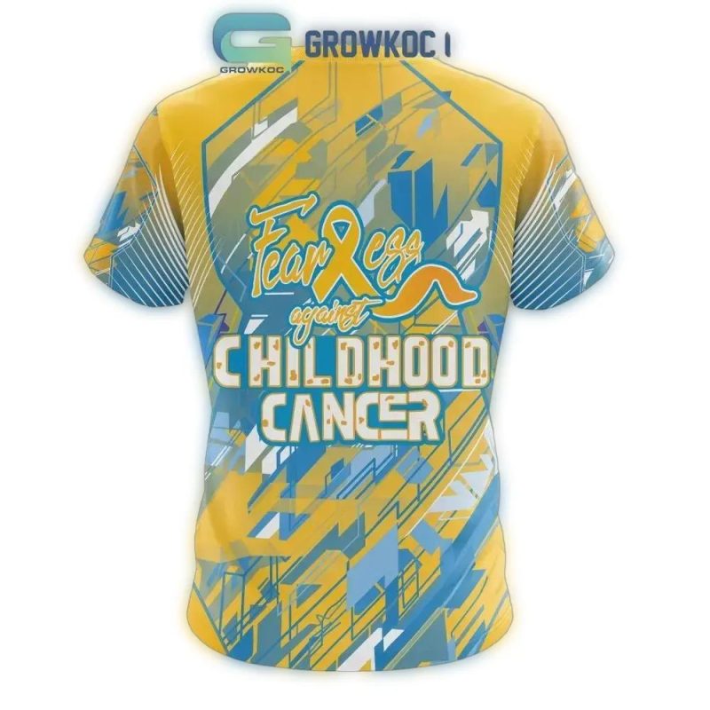 Boston Red Sox Fearless Against Childhood Cancer All-Over Print T-Shirt - Image 2