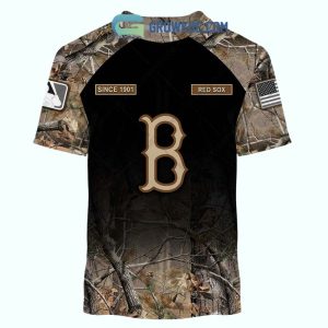 Personalized Boston Red Sox Camouflage AOP T-Shirt for Fans