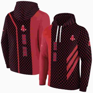 Boston Red Sox Monogram All-Over Print Hoodie For Fans