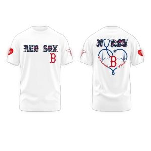 Boston Red Sox Nurses Night All Over Print T-Shirt for Fans