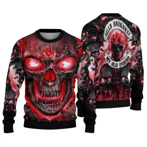 Boston Red Sox Skull Intensity Ugly Christmas Sweater For Fans