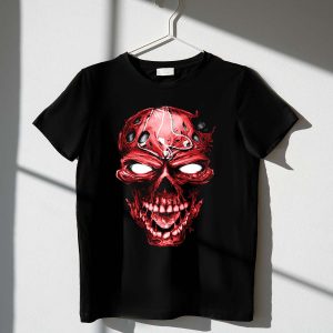 Boston Red Sox Skull Graphic T-Shirt For Fans And Collectors