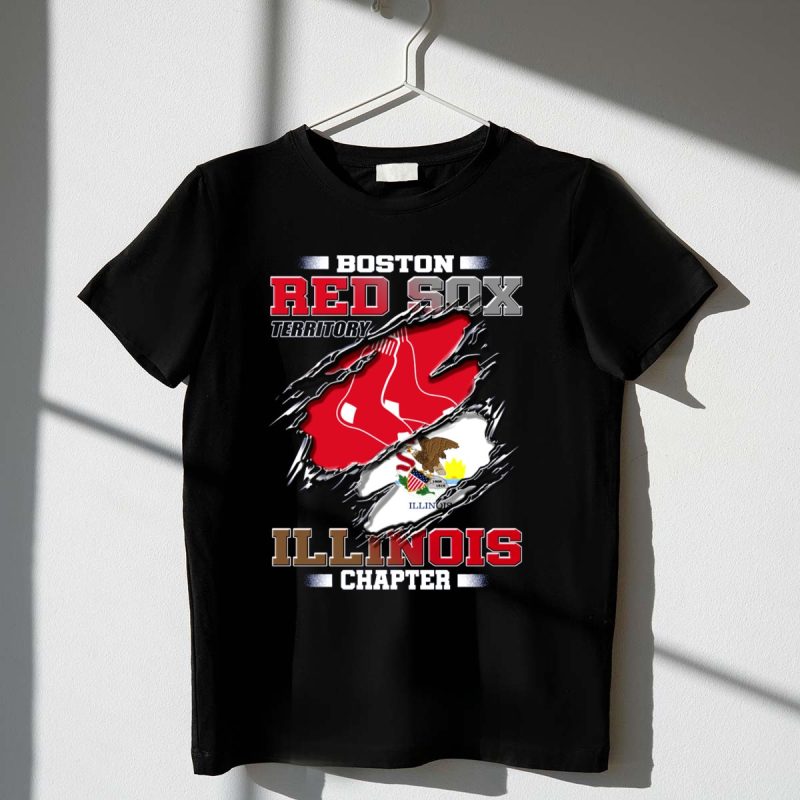 Boston Red Sox Territory Illinois Chapter T Shirt t shirt 1 1