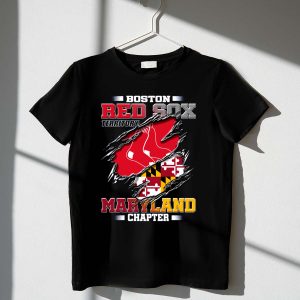 Boston Red Sox Maryland Chapter T-Shirt - Fan Apparel For Mlb Supporters