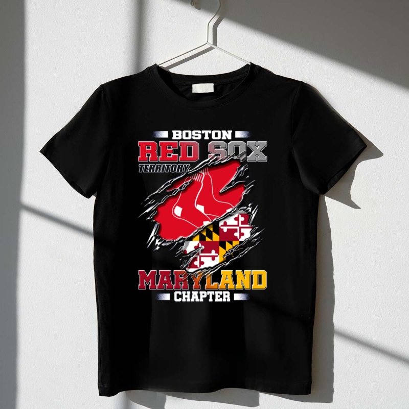 Boston Red Sox Territory Maryland Chapter T Shirt t shirt 1 1